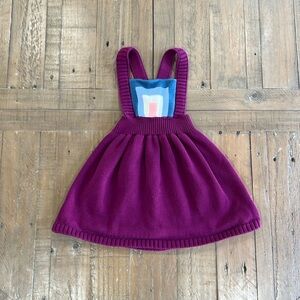 Tea collection colorful square sweater pinafore